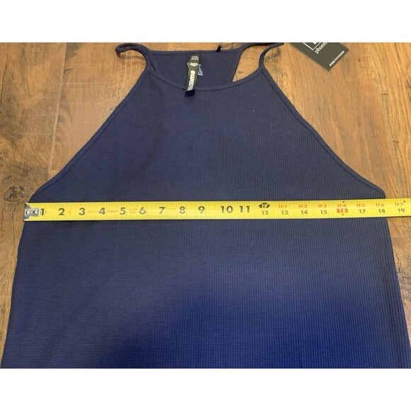 NWT 1st Phorm High Neck Sleeveless Women’s Tank Navy Blue 2XL - Picture 3 of 5